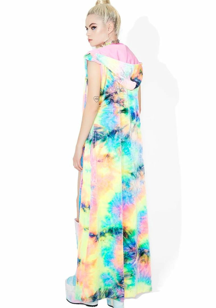 Deals 🤩 J Valentine Pastel Tie-Dye Velvet Duster Outerwear ❤️ 6 J Valentine Pastel Tie-Dye Velvet Duster Outerwear