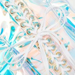 J Valentine Pink Ice Holographic Waist Cincher Belts & Harnesses