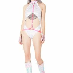 Flash Sale π J Valentine Diamond High Cut Choker Romper Tops π 11 J Valentine Diamond High Cut Choker Romper Tops