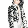 J Valentine White Tiger Jacket
