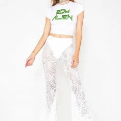 Flash Sale π J Valentine Cyclone Lace Bell Bottoms π 7 J Valentine Cyclone Lace Bell Bottoms