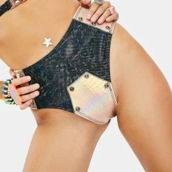 J Valentine Bolted High Waist Shorts