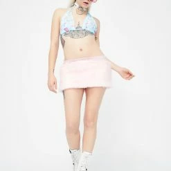 J Valentine Hype Hologram Light-Up Skirt