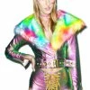 Wholesale ✨ J Valentine Psychedelic Metallic Moto Jacket ❤️ 1 J Valentine Psychedelic Metallic Moto Jacket