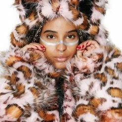 J Valentine Pink Cheetah Jacket Outerwear