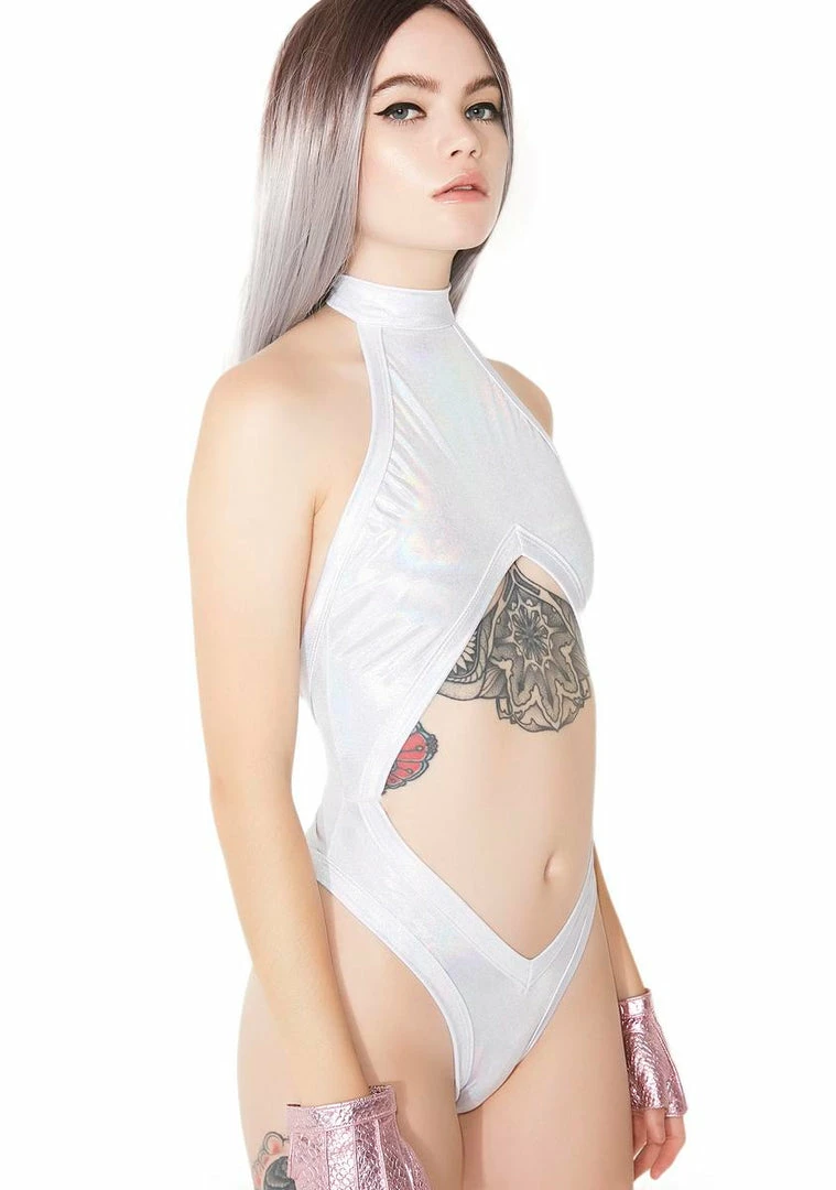 Flash Sale π J Valentine Diamond High Cut Choker Romper Tops π 5 J Valentine Diamond High Cut Choker Romper Tops