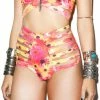 J Valentine Rollin' Daisys Strappy Shorts Bottoms