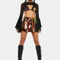 Wholesale β J Valentine Pleated π Skirt Brimstone Smoke Pleated Vinyl π Skirt π 7 J Valentine Pleated Skirt Brimstone Smoke Pleated Vinyl Skirt