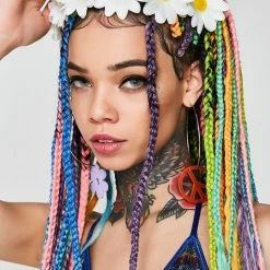 J Valentine Daisy Multi Light-Up Flower Crown