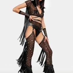 J Valentine Karma Cowgirl Fringe Chaps