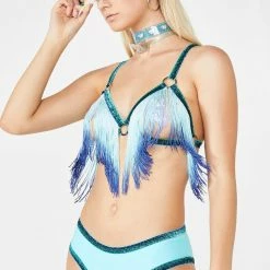 J Valentine Aqua Divine Kiss Booty Shorts