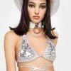 J Valentine Astro Confetti Wrap Bra Top Tops