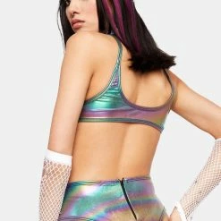 J Valentine Metallic Unicorn High Waist Bottoms