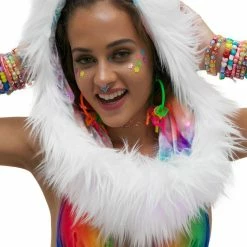 J Valentine Rainbow Firefly Light-Up Infinity Hood