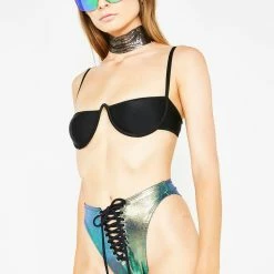 J Valentine Night Cosmic Baddie Lace-Up Bottoms