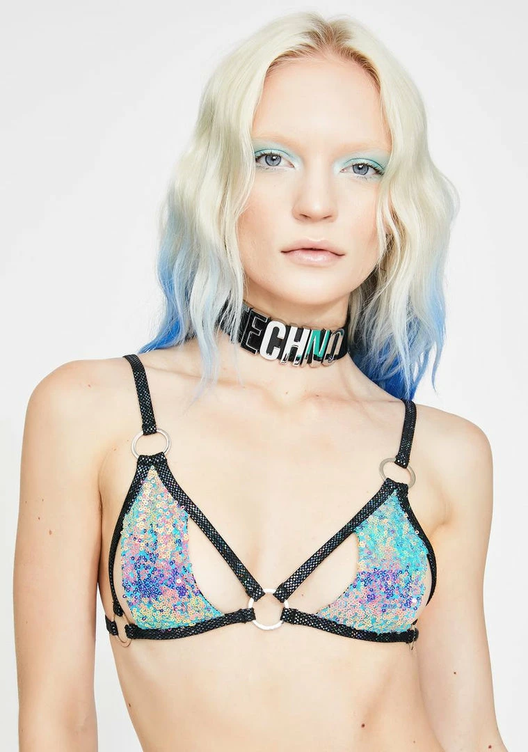 Best deal π€© J Valentine Water Opal Trinity Sequin Bra Top Tops π₯ 3 J Valentine Water Opal Trinity Sequin Bra Top Tops