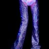J Valentine Holographic Star Girl Light-Up Chaps Bottoms