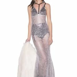 J Valentine Josie Stevens Spun Drizzle Gown