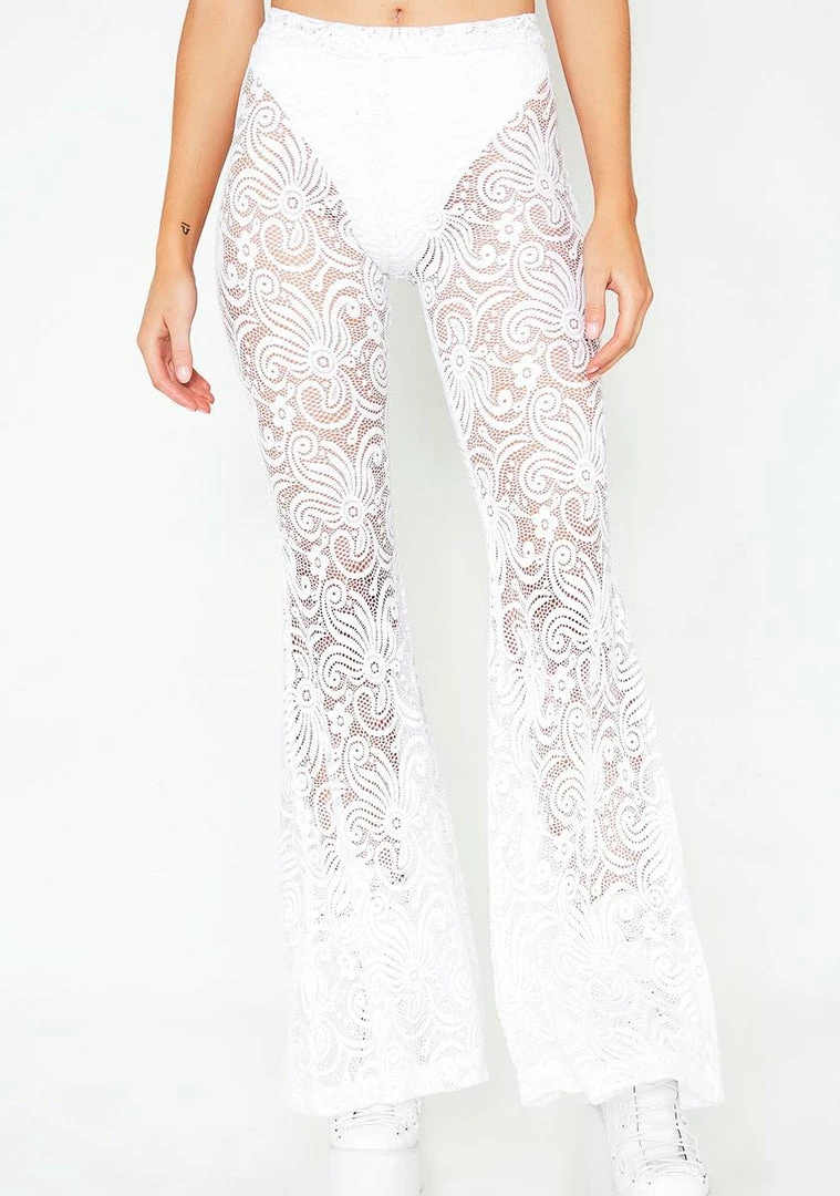 Flash Sale π J Valentine Cyclone Lace Bell Bottoms π 5 J Valentine Cyclone Lace Bell Bottoms