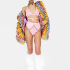 J Valentine Kandi Land Chain Bra Top Tops