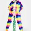 Outlet βοΈ J Valentine Outerwear Taste The Rainbow Faux Fur π§₯ Coat β 2 J Valentine Outerwear Taste The Rainbow Faux Fur Coat